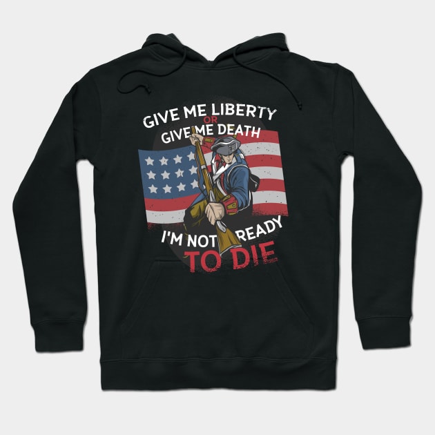 Vintage Give Me Liberty or Give Me Death Hoodie by BamBam